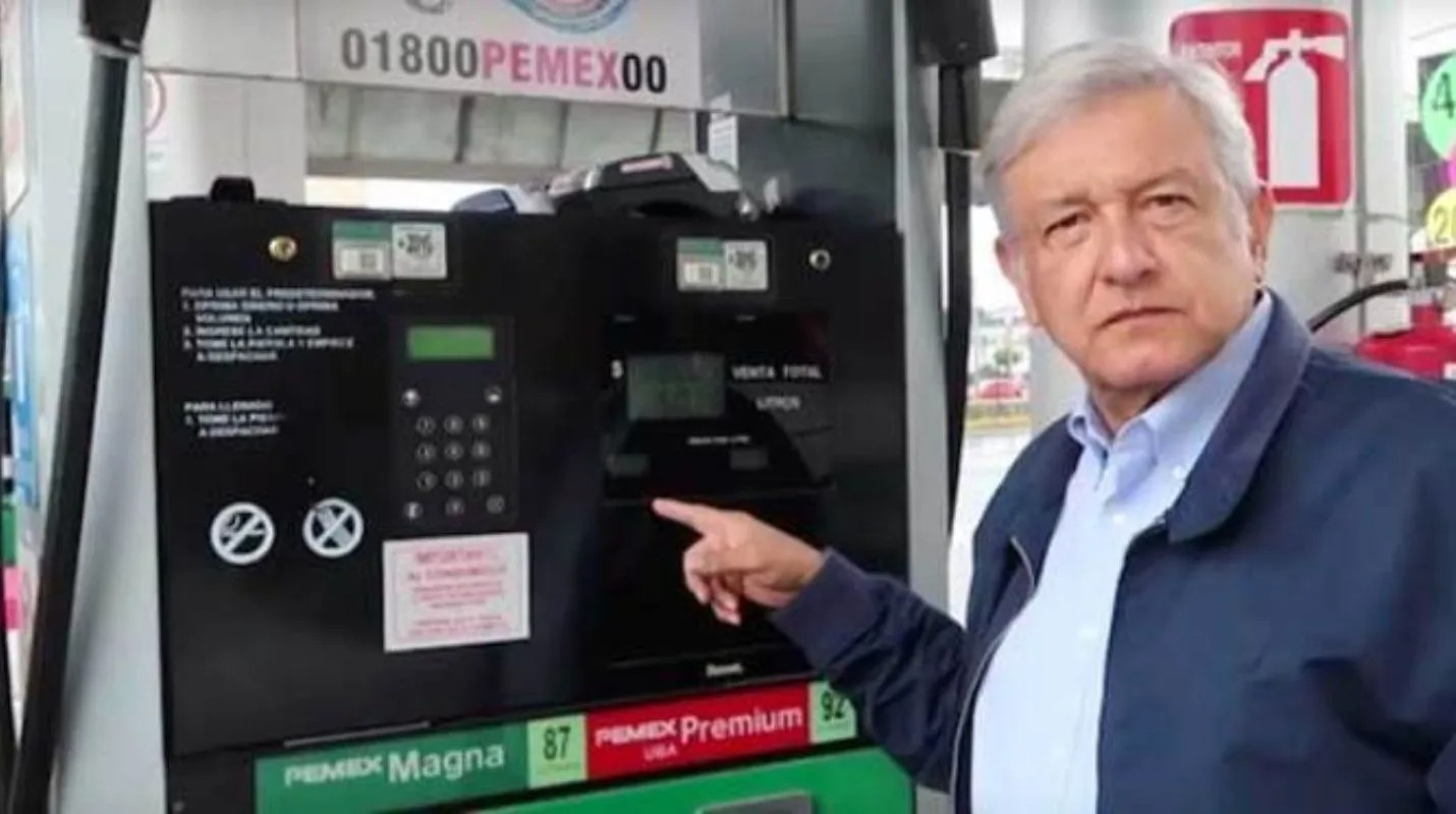 AMLO precio de la gasolina