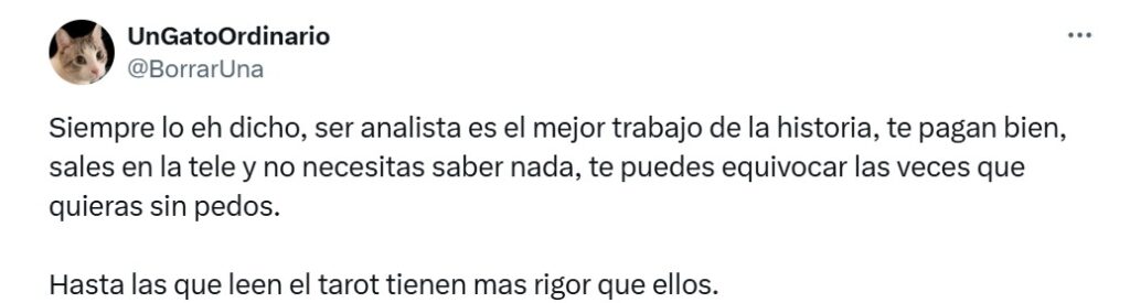 Analista, mejor trabajo de la historia