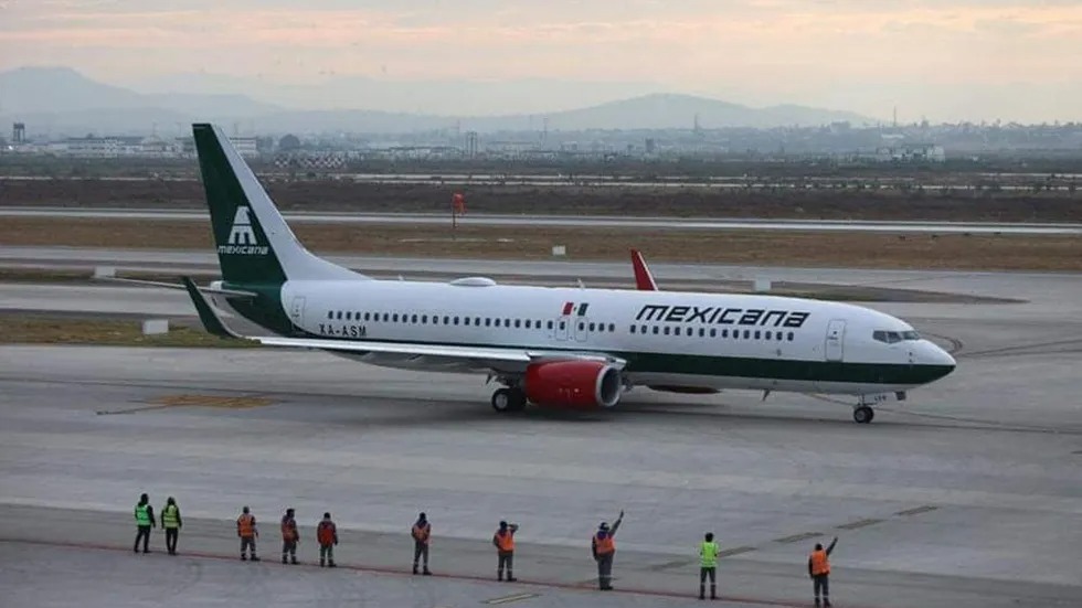 Avión de Mexicana de Aviación