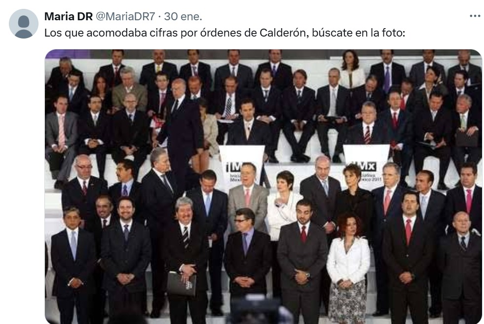 Calderón si manipuló cifras