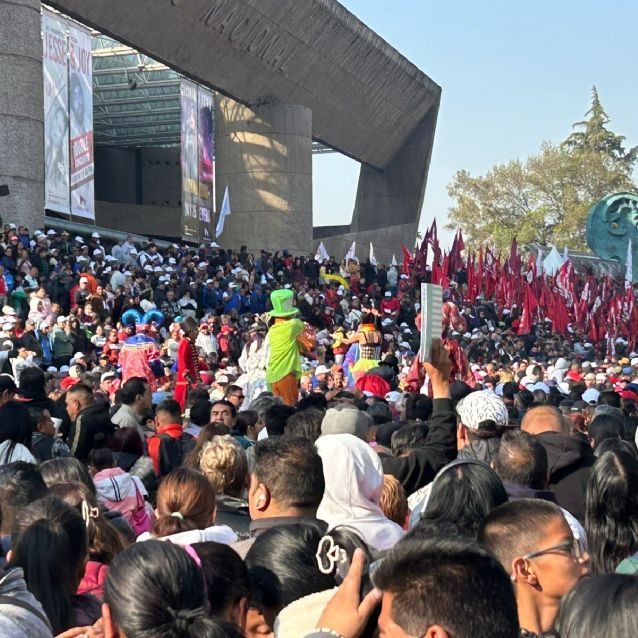 Clara Brugada rinde informe de los 100 días de gobierno