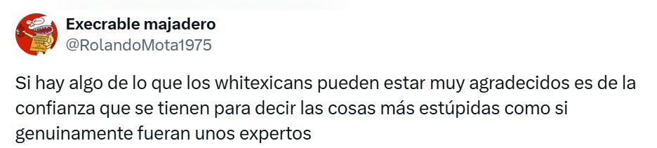 Confianza para decir estupideces