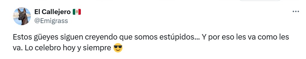 Creen que somos estupidos