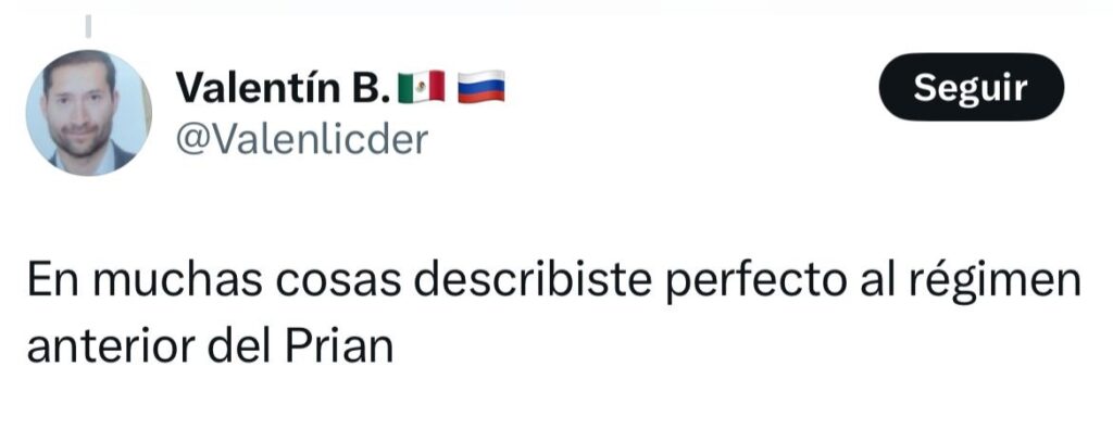 Describió al PRIAN