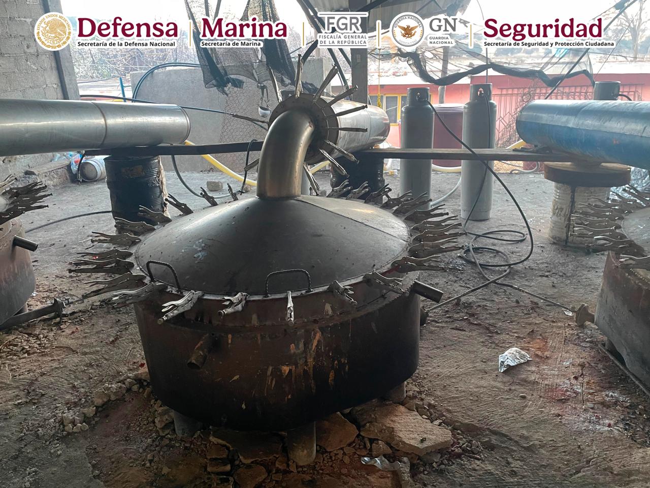 Gobierno federal logró desmantelamiento de laboratorios de drogas