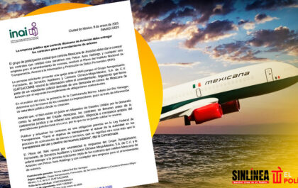 INAI pide a Mexicana entregar contratos de aviones