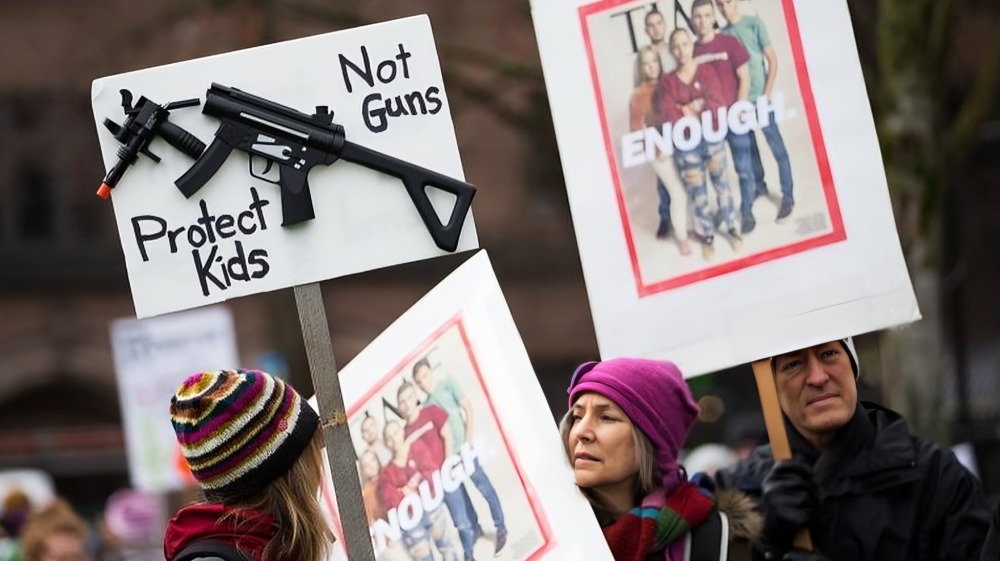 Protestas contra tráfico de armas