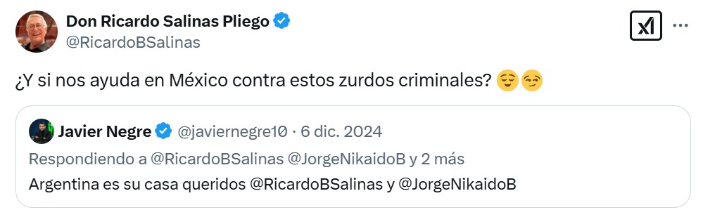 Ricardo Salinas, tras La Derecha Diario