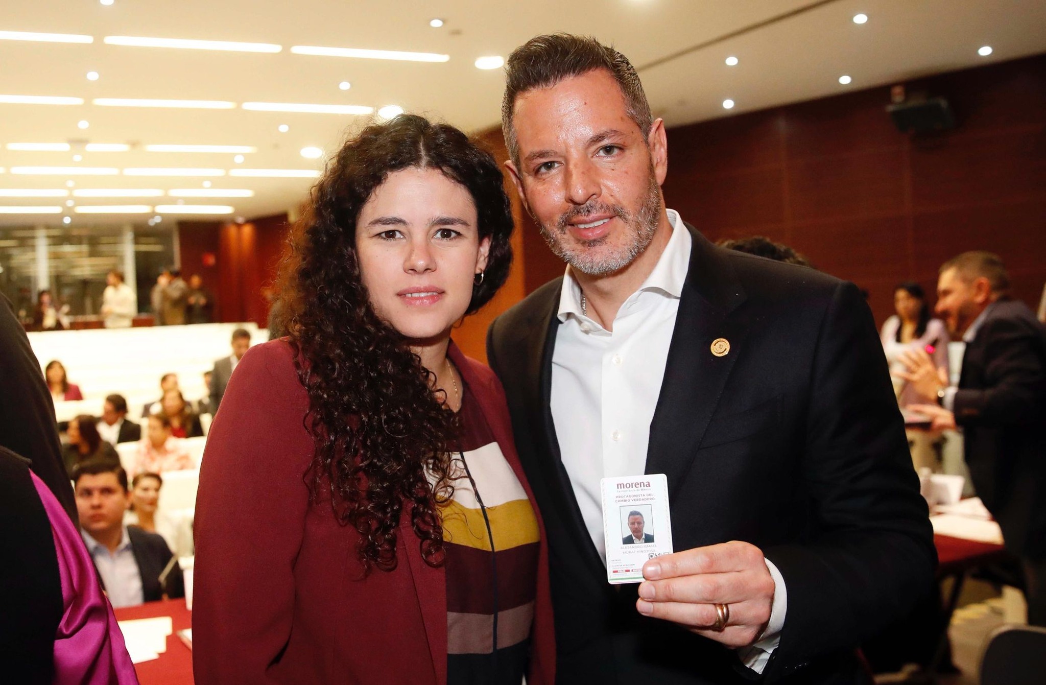 Alejandro Murat y Luisa Alcalde