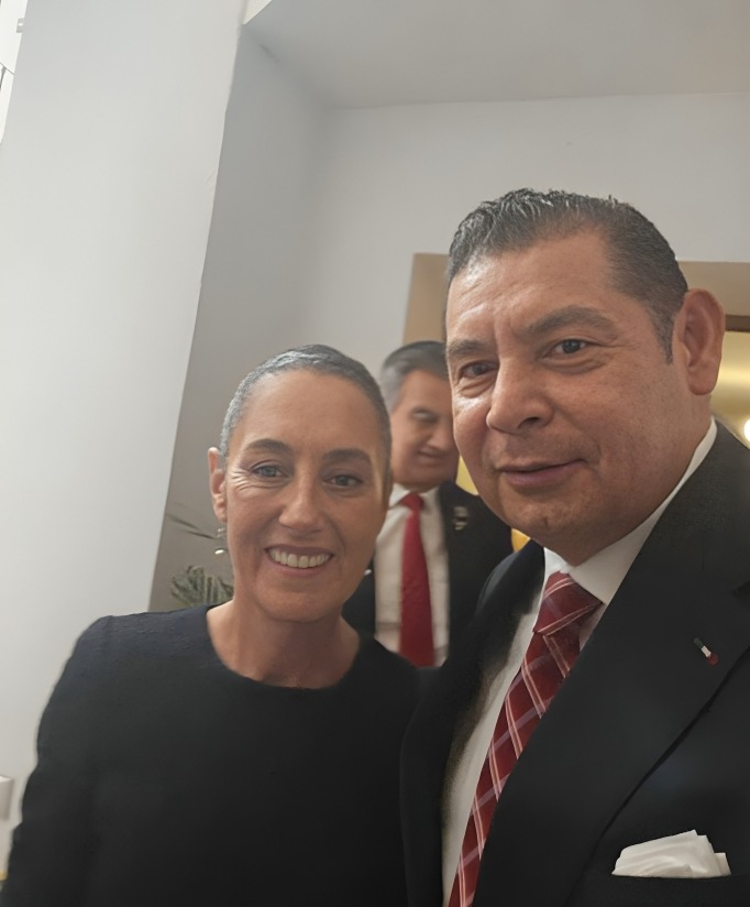 Armenta y Sheinbaum
