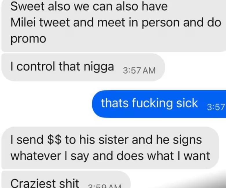 Chat del creador de $Libra