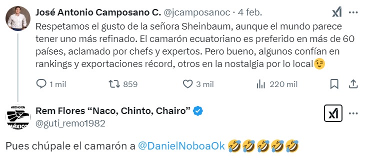 Chupale el camarón