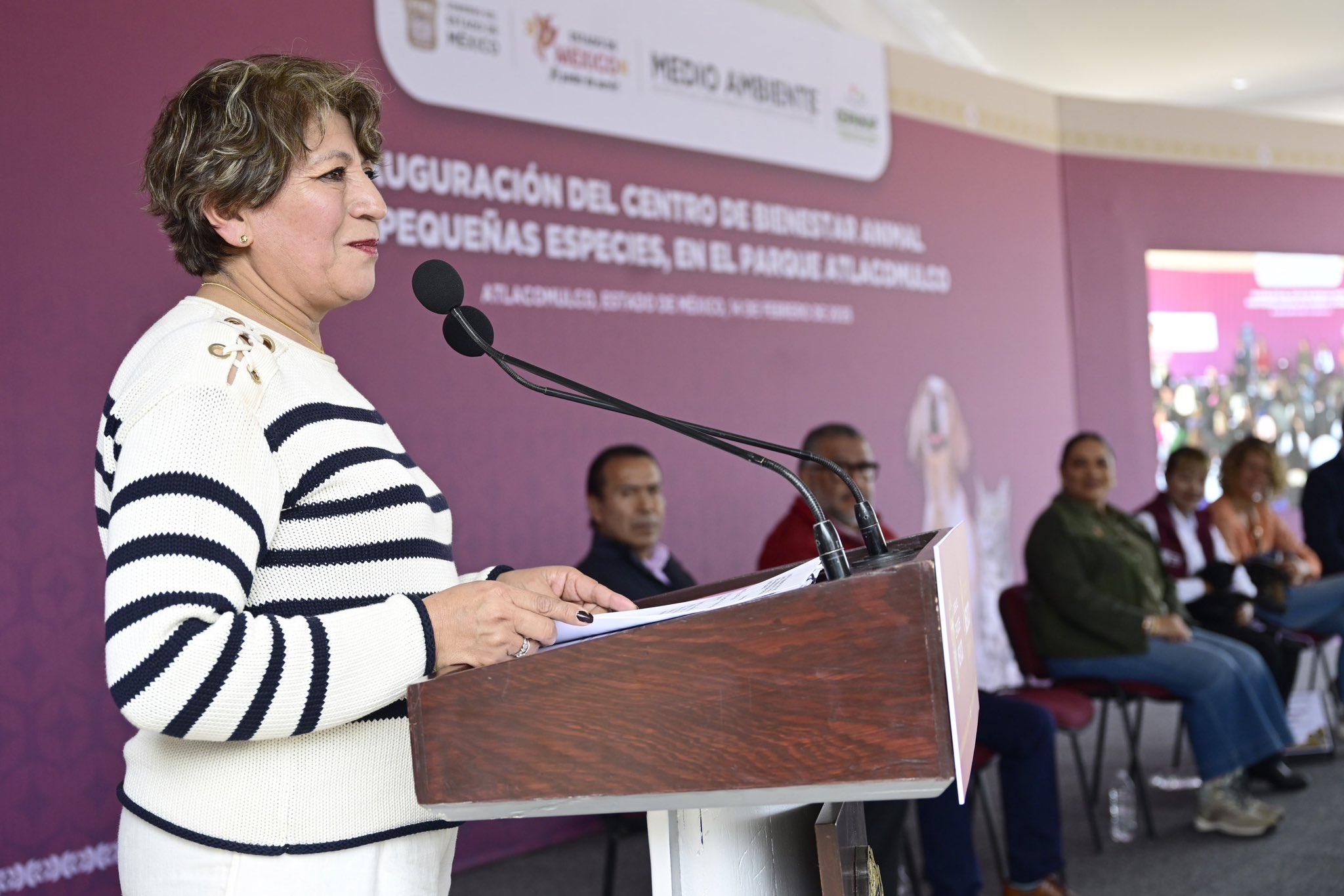 Delfina Gómez inaugura centro de Bienestar animal