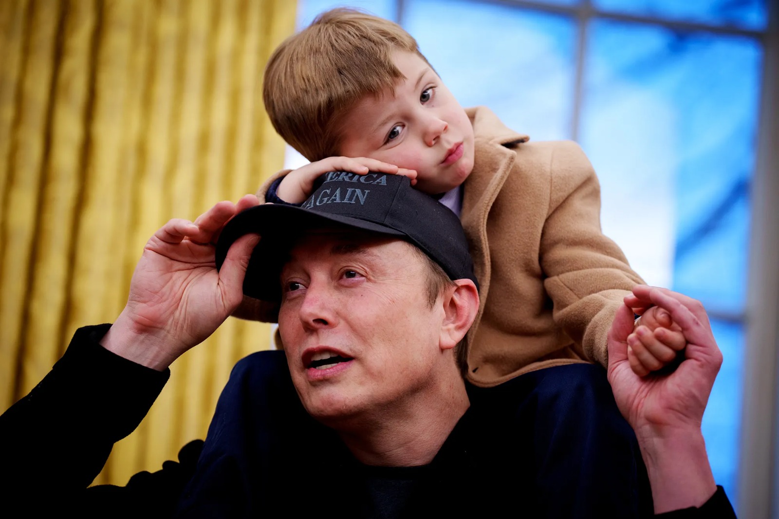Elon Musk e hijo