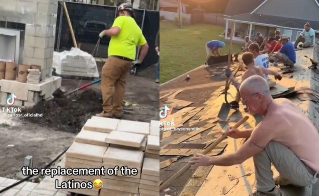 estadounidenses realizan trabajos albañileria