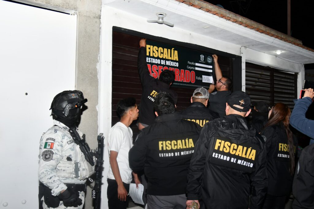 Fiscalía Edomex en operativo de gobernadora 