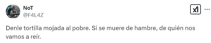 Gabriel Quadri con hambre