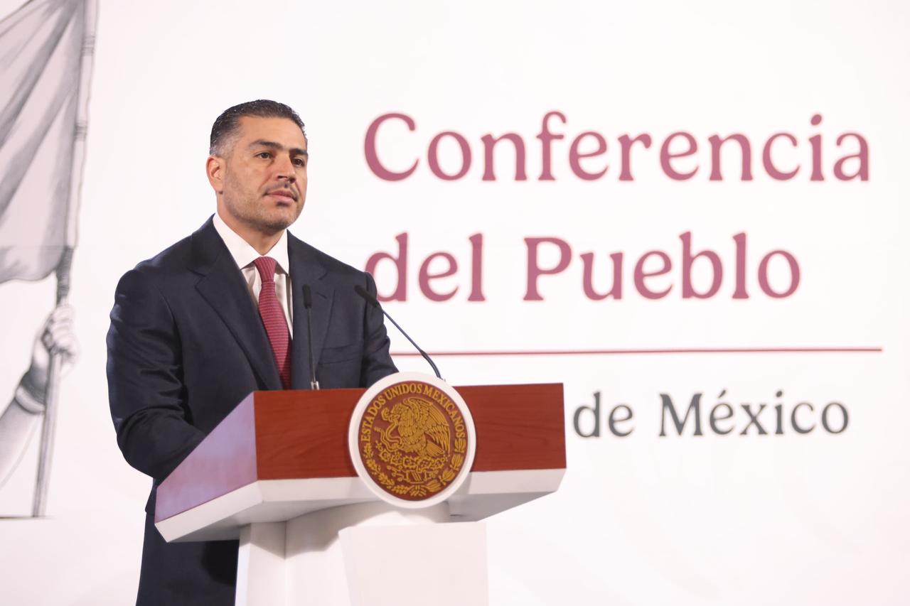 García Harfuch reporta combate a violencia