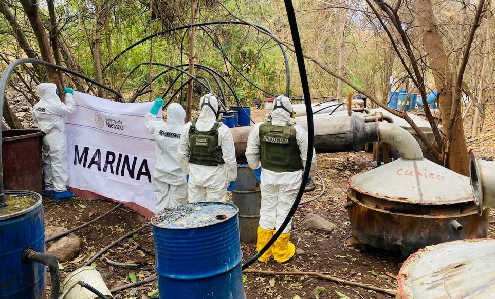 Harfuch decomisa toneladas de drogasa sintéticas