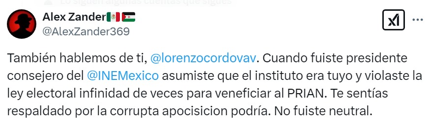 Lorenzo Córdova delitos