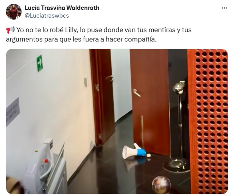 Lucía Trasviña responde acusaciones de Lilly Téllez