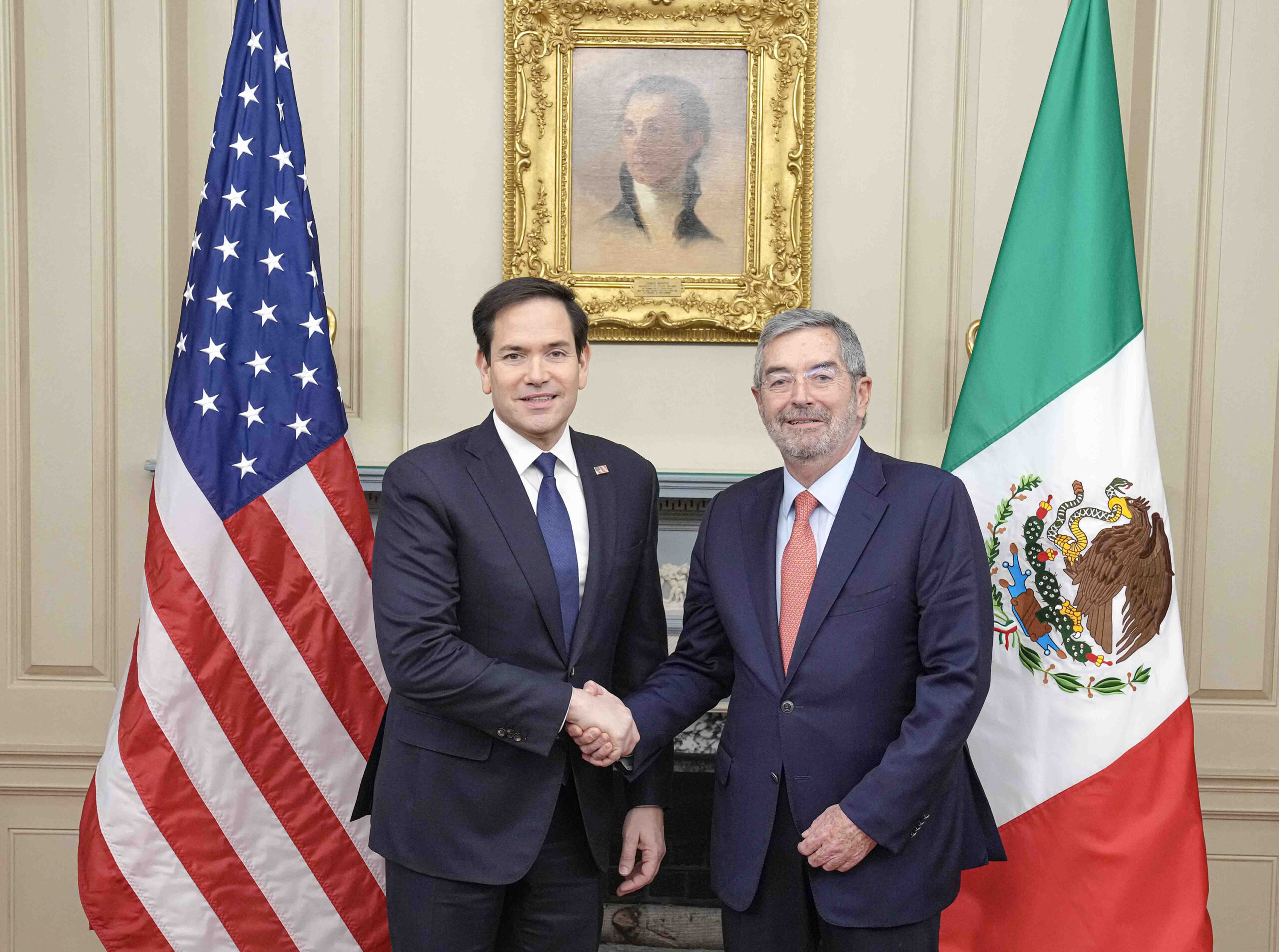 Marco Rubio y Juan Ramón de la Fuente