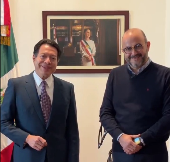 Mario Delgado y Ricardo Villanueva