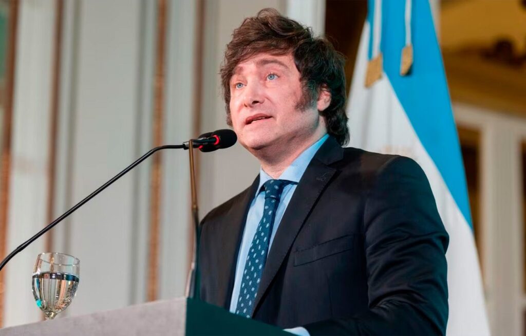 Milei, presidente de Argentina