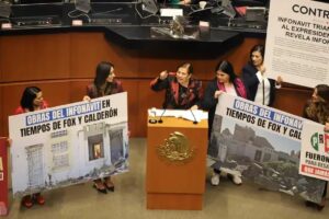 Morenistas encabezados por la senadora Blanca Diaz defienden Reforma Infonavit