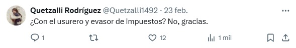 No gracias