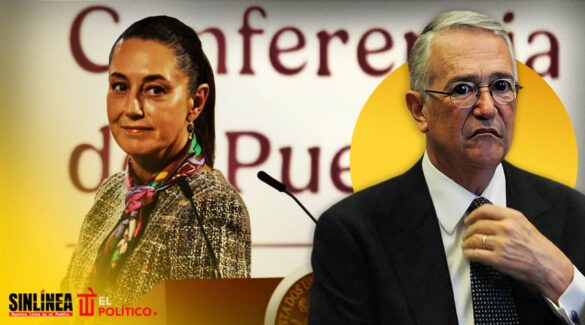 Salinas Pliego reclama defensa de Sheinbaum a periodistas