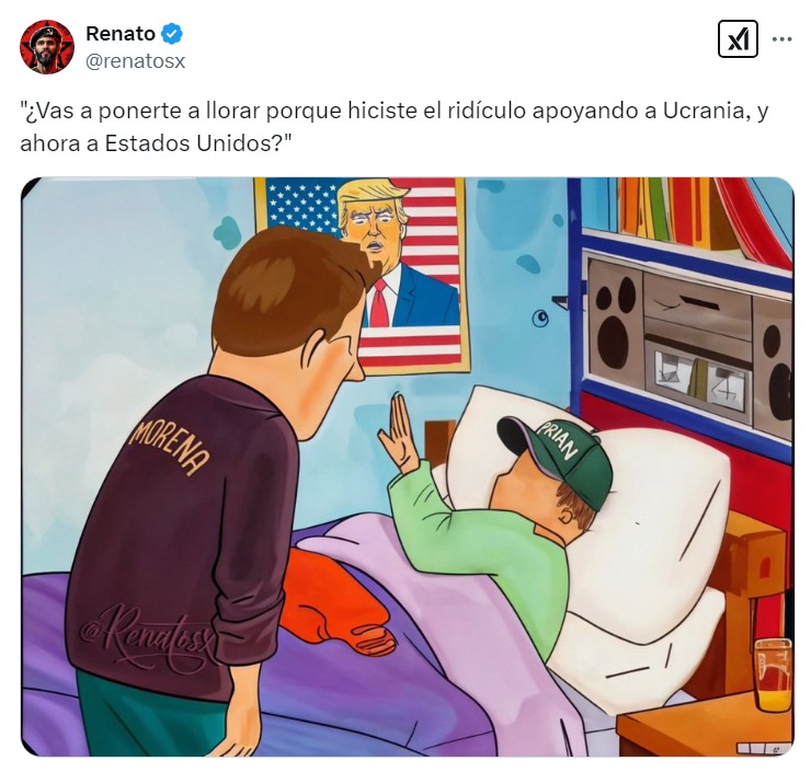 Se burlan de derecha mexicana por rídiculo apoyo a Ucrania