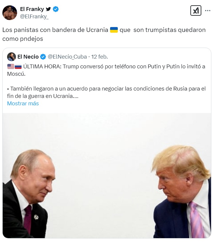 Se burlan a de derecha mexicana tras quitar banderas ucranianas en X