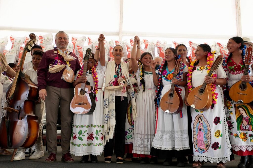 Sheinbaum en evento Michoacán