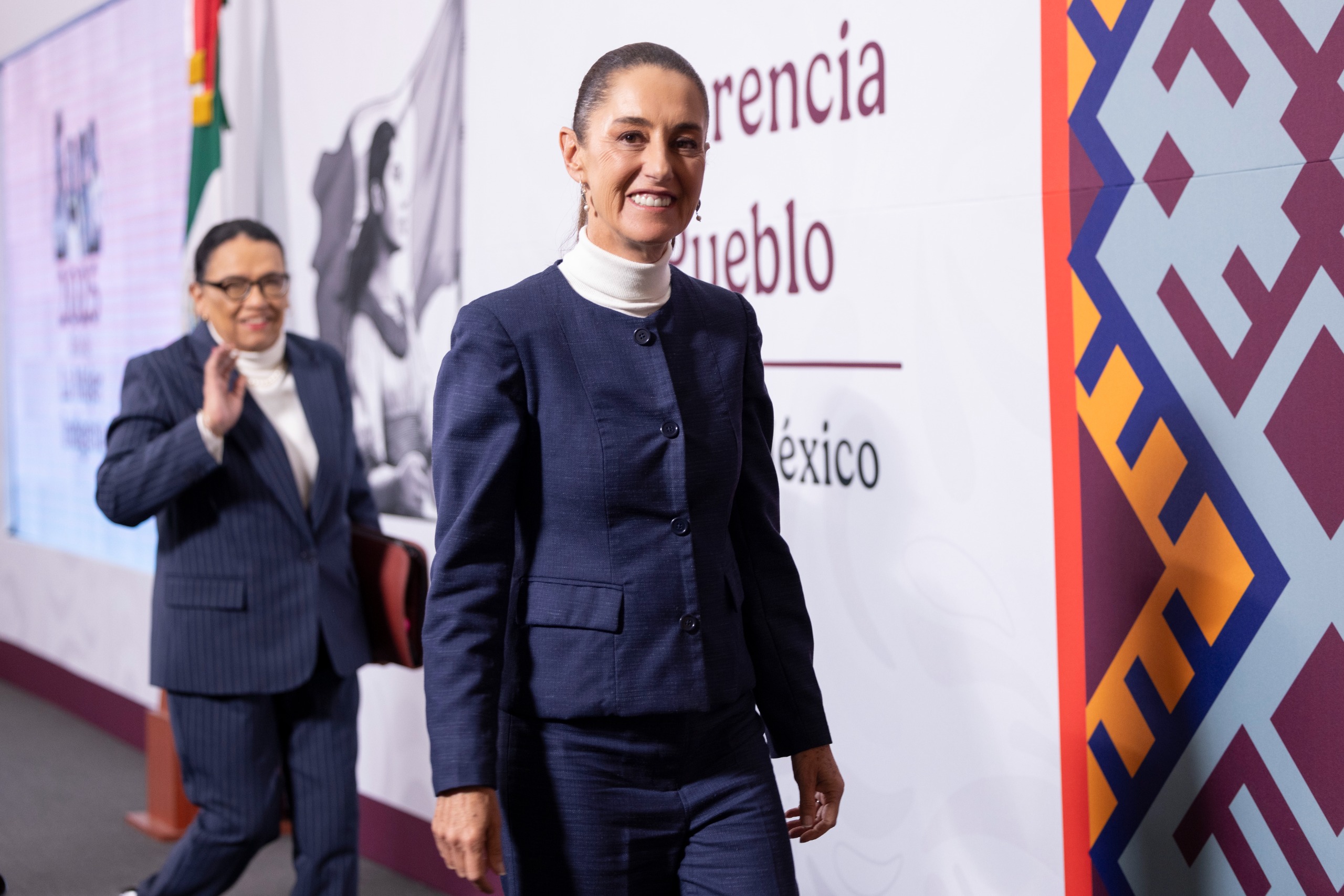 Sheinbaum en Palacio Nacional