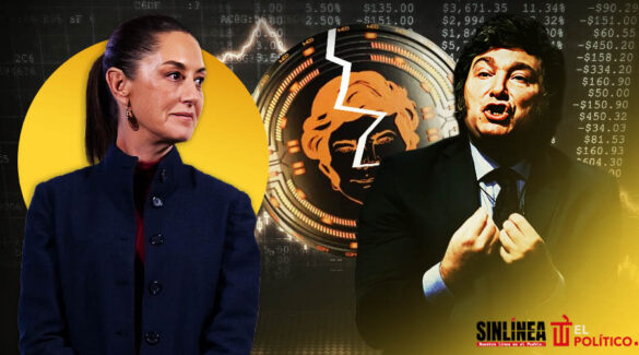 Sheinbaum tunde a Milei por criptomoneda