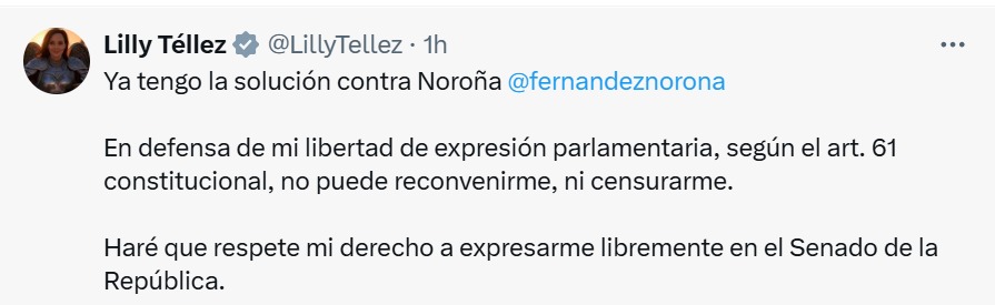 Téllez pelea con noroña