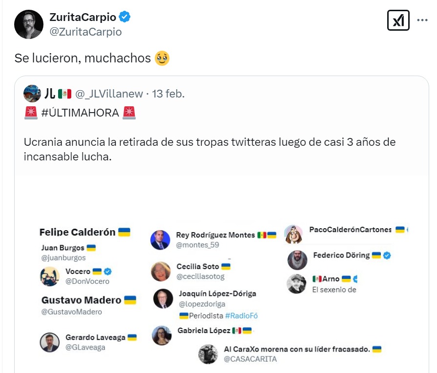 Tunden a derecha mexicana por rídiculo apoyo a Ucrania