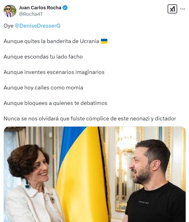 Usuarios tunden a personajes de derecha mexicana por retirar apoyo a Ucrania