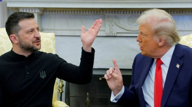 Zelenski vs Trump