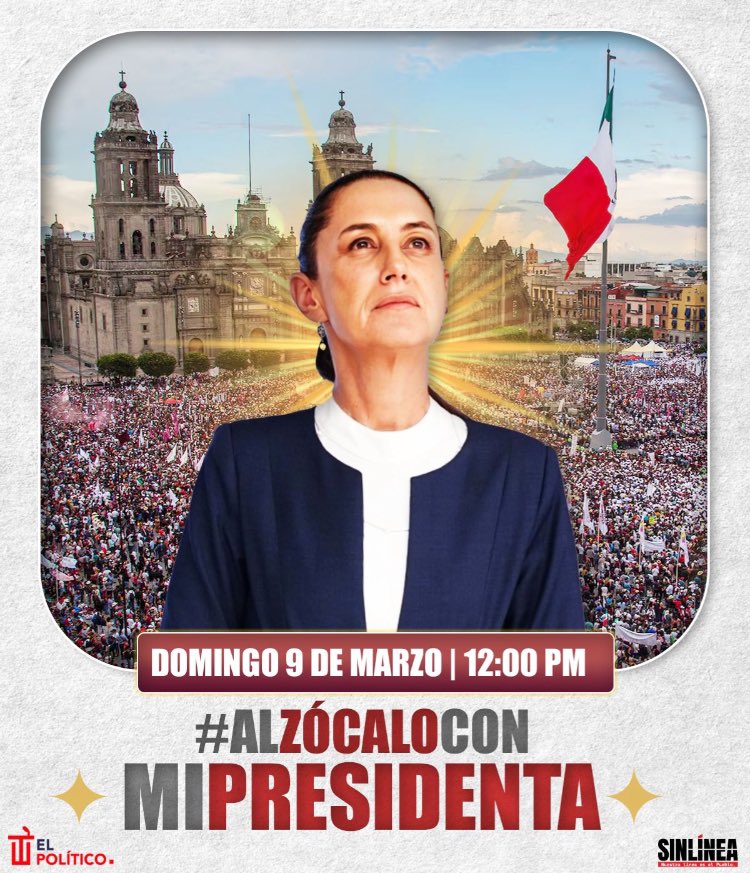 Al zócalo con Sheinbaum