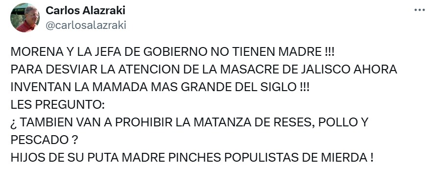Alazraki defiende corridas de toros