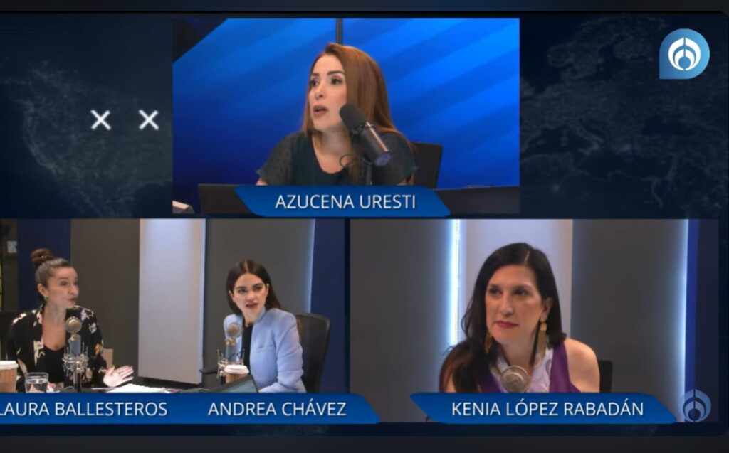 Andrea Chávez, debate en Grupo Fórmula
