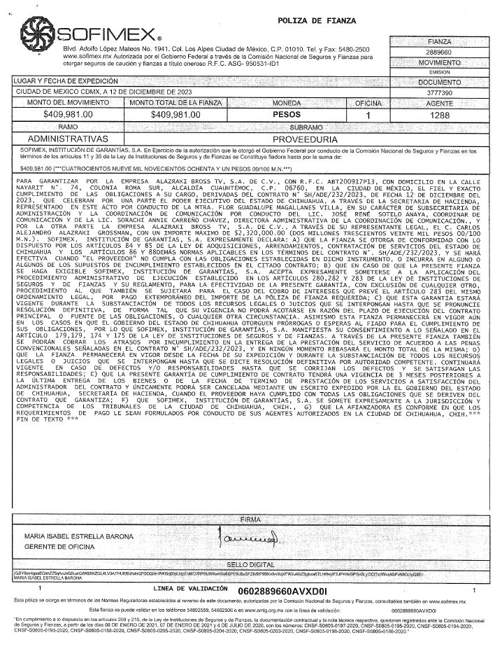 Carlos Alazraki firmó contrato de publicidad con gobierno de Chihuahua