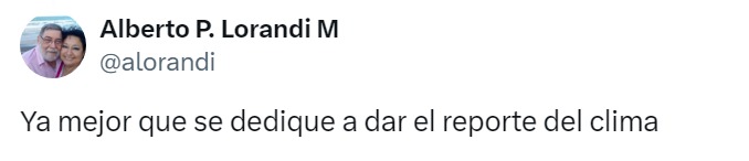 Carlos Loret de Mola reporte del clima