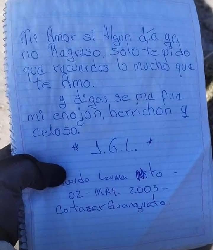 Carta crematorio clandestino