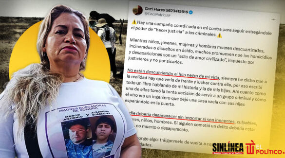 Ceci Flores acusa campaña en su contra