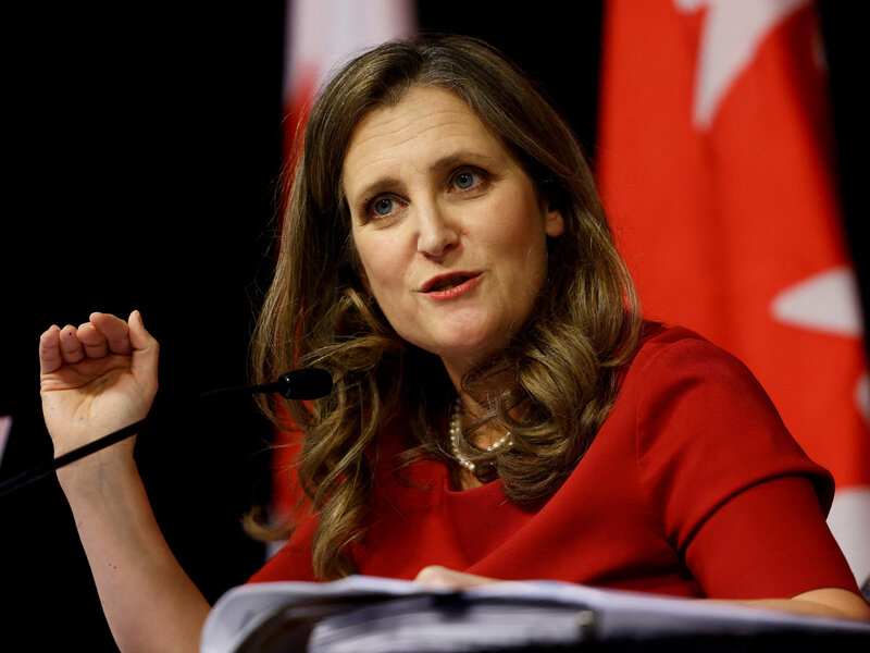 Chrystia Freeland Canadá