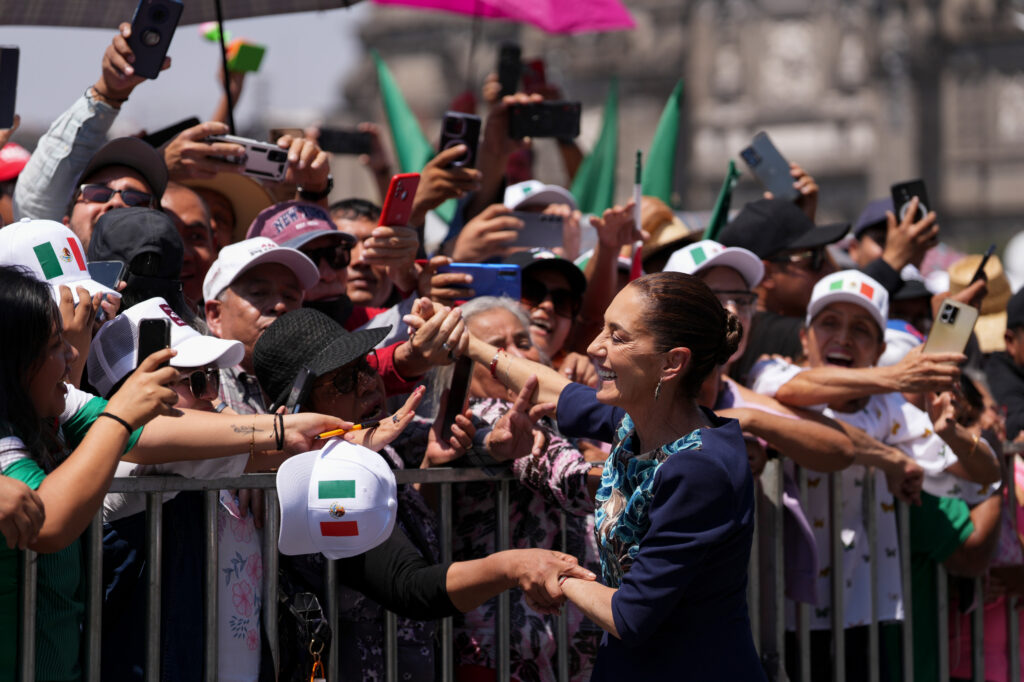 Claudia Sheinbaum en el Zócalo