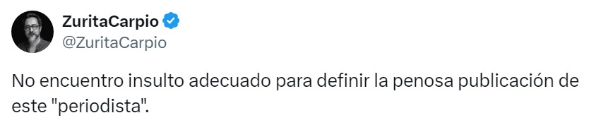 Daniel Blancas insultos